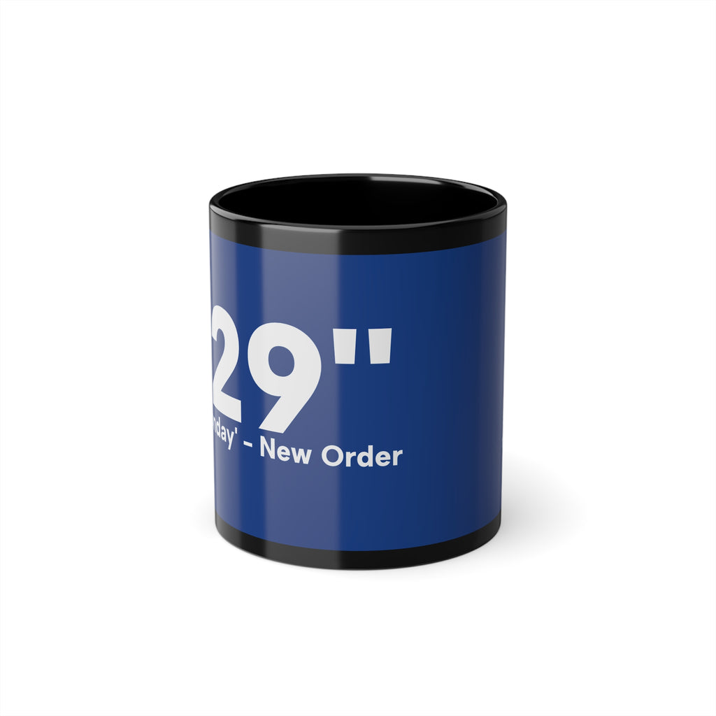 Blue Monday - New Order - Black/Blue Coffee Mug