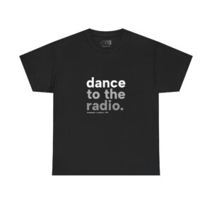 dance to the radio - Joy Division - Ian Curtis Memory Heavy Cotton Tee