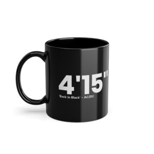 Back in Black - AC/DC - Black Coffee Mug
